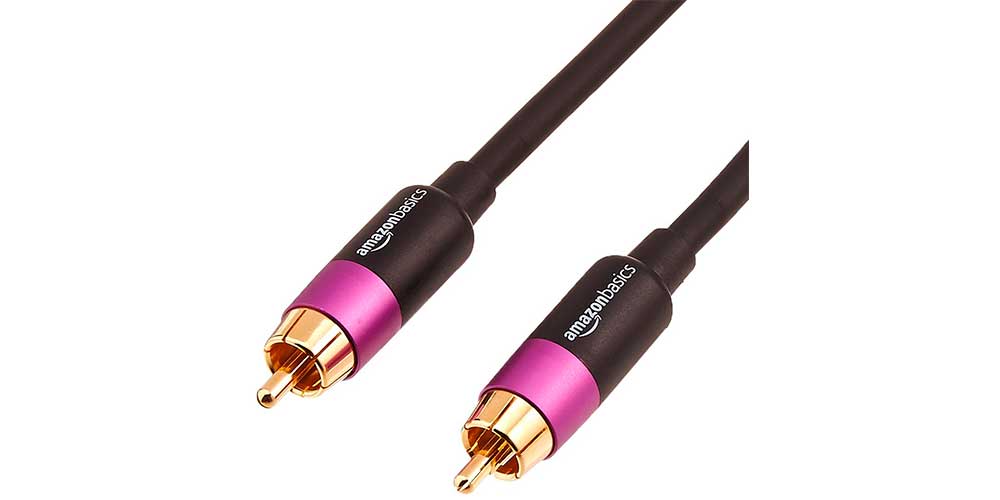 AmazonBasics Subwoofer Cable