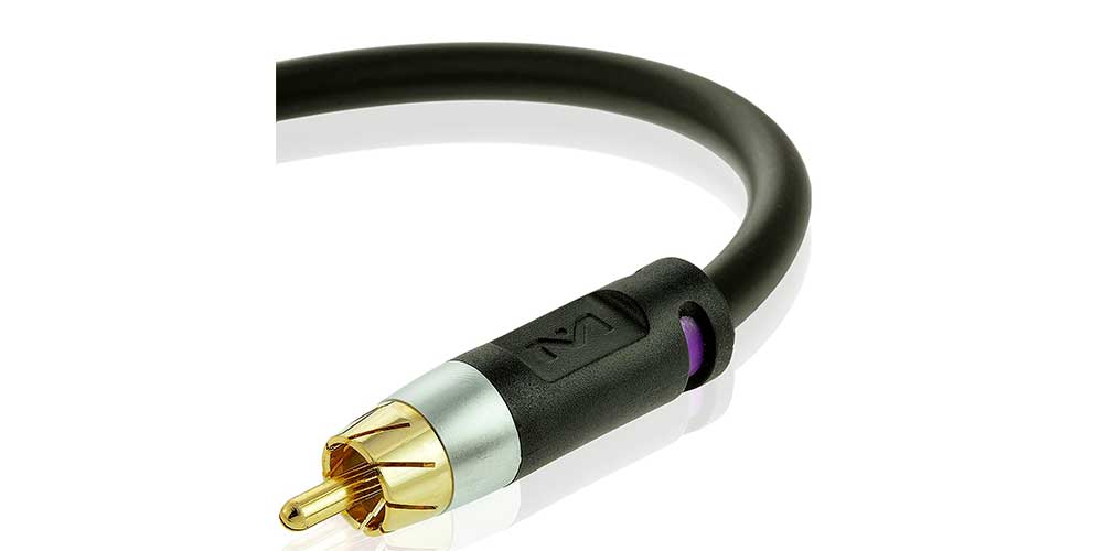 Subwoofer-Kabel Y-Cinch-Kabel Coaxial NEU 1-20m Clicktronic Advanced Serie 