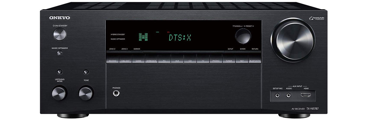 Onkyo TX-NR787 from the front