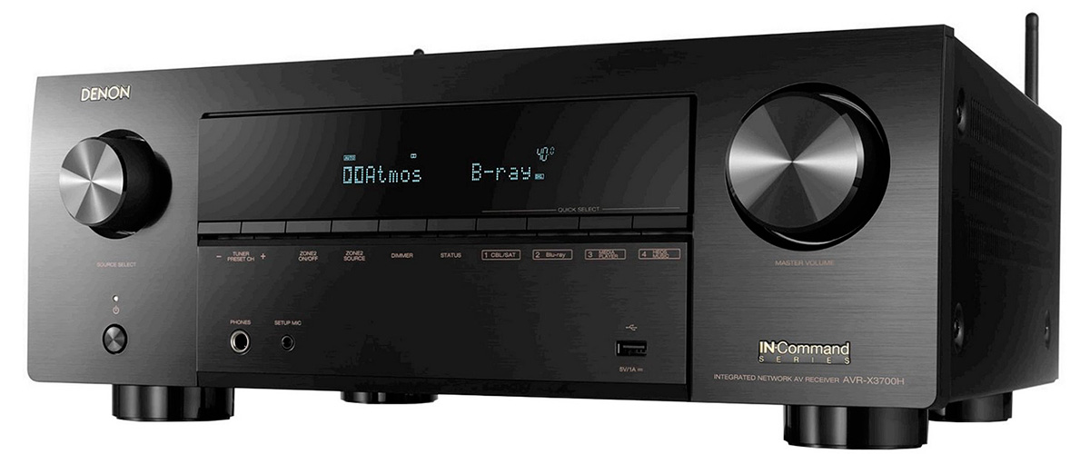 Denon AVR-X3700H from the front