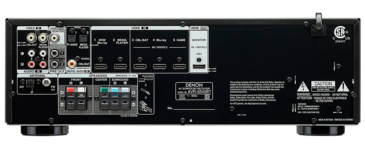 Denon AVR-S540BT